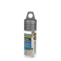 Corona Diamante Para Amoladora Ø 10 mm, Conexión Rosca M14, Corte Seco