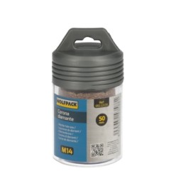 Corona Diamante Para Amoladora Ø 50 mm, Conexión Rosca M14, Corte Seco