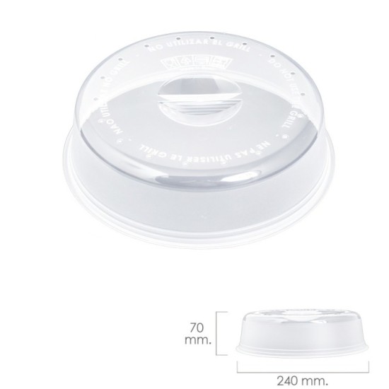 Tapa Microondas Ø 24 x 7 cm, al por Mayor | Almacén de Ferretería