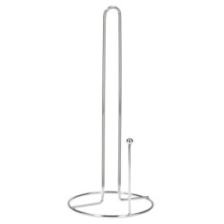 Portarrollos Papel Cocina Vertical, Cromado, 13x29 cm,