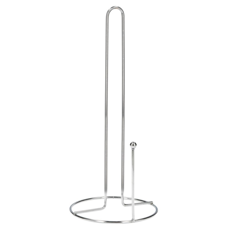 Portarrollos Papel Cocina Vertical, Cromado, 13x29 cm,