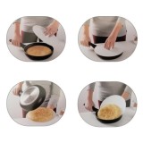 Tapa Plastico Giratortillas Oryx Ø 29cm, (Tapa Vuelve Tortillas, Tapa Giratortillas, Tapa Gira Tortillas) al por Mayor | Almacén