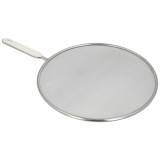 Tapa Anti Salpicaduras Ø 28 cm, Malla Acero Inoxidable, Con mango, Pantalla Antisalpicaduras,Tapa Sarten,Tapa ollas,Tapa aceite 