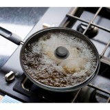 Tapa Anti Salpicaduras Sarten Acero Ø 30 cm, Negro, al por Mayor | Almacén de Ferretería