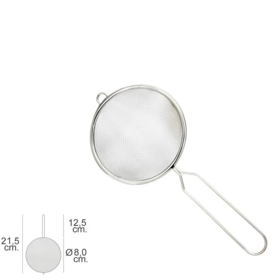 Colador Acero Inoxidable Basic Ø 8 x 21,5 (Alt,) cm, al por Mayor | Almacén de Ferretería