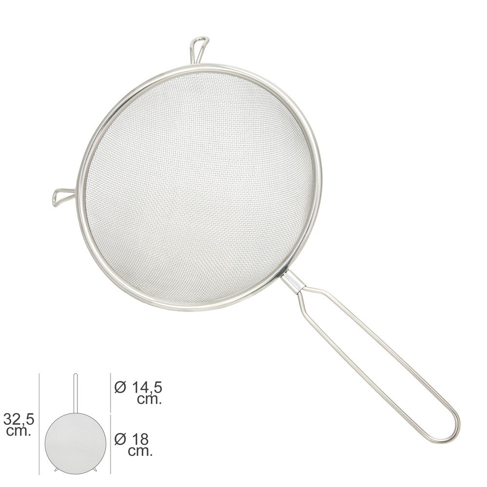 Colador Acero Inoxidable Basic Ø 18 x 32,5 (Alt,) cm, al por Mayor | Almacén de Ferretería