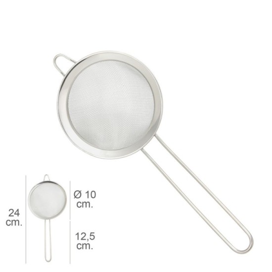 Colador Acero Inoxidale Plus Ø 10 x 24 cm, al por Mayor | Almacén de Ferretería