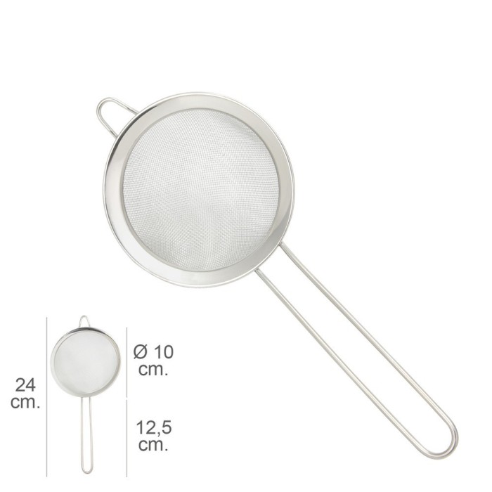 Colador Acero Inoxidale Plus Ø 10 x 24 cm, al por Mayor | Almacén de Ferretería