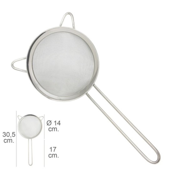 Colador Acero Inoxidale Plus Ø 14 x 30,5 cm, al por Mayor | Almacén de Ferretería