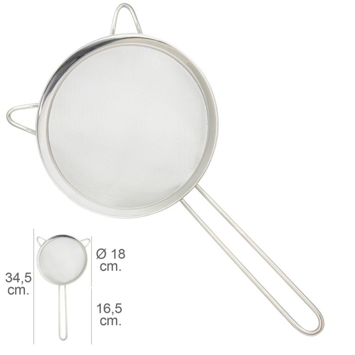 Colador Acero Inoxidale Plus Ø 18 x 34,5 cm, al por Mayor | Almacén de Ferretería
