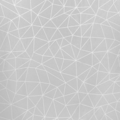 Mantel Hule Geometrico Gris Impermeable Antimanchas PVC Ø 140 cm, Uso Interior y Exterior