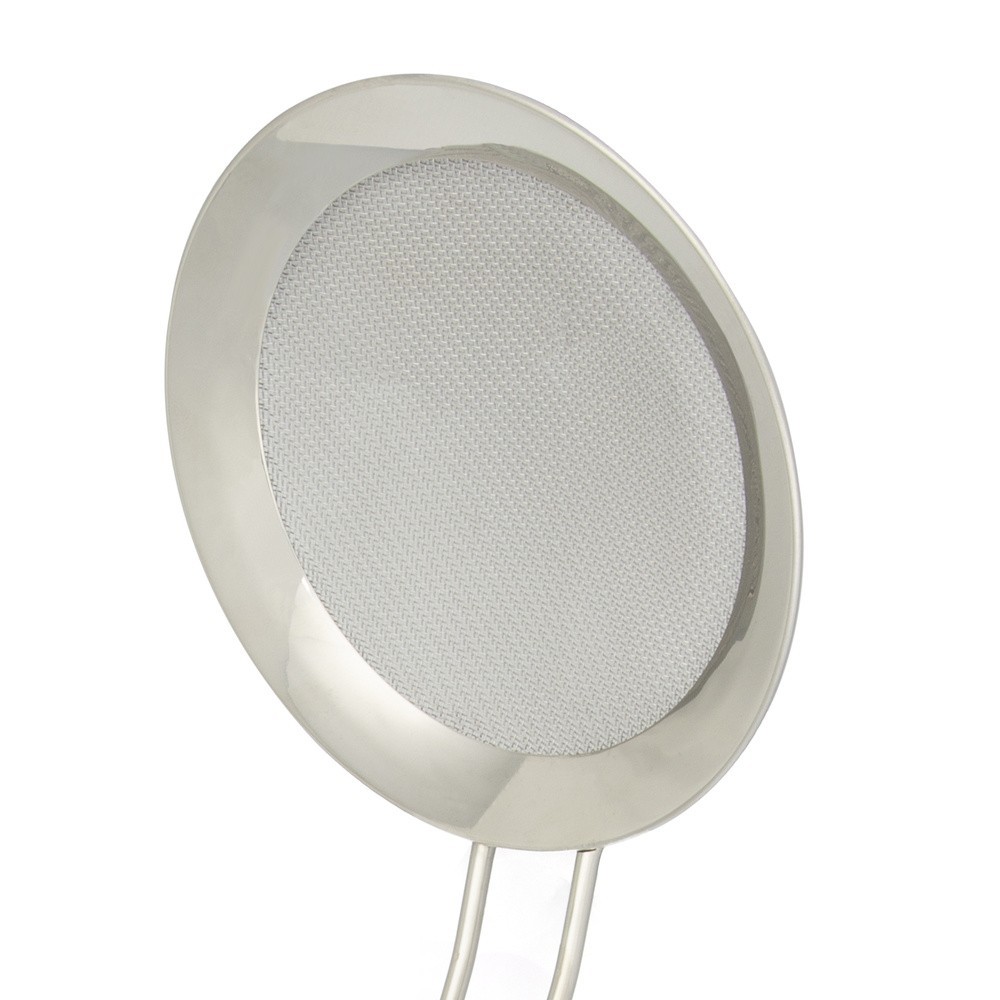 Espumadera Malla Acero inoxidable Ø 12,5 cm, Con Mango 24,5 cm, al por Mayor | Almacén de Ferretería