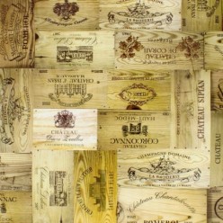 Mantel Hule Rectangular Tablones Vino Impermeable Antimanchas PVC 140x250 cm,  Recortable Uso Interior y Exterior