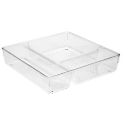 Organizador de Plastico Para Cajones "System Nº1"  23x23x5 cm,
