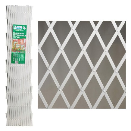 Celosia Pvc Blanca Extensible 4x1 metros,