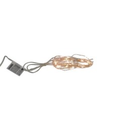 Guirnalda Luces Navidad Microled 60 Leds Color Blanco Calido,Luz navidad interiores IP20 A Pilas (3 AA No Incluidas)