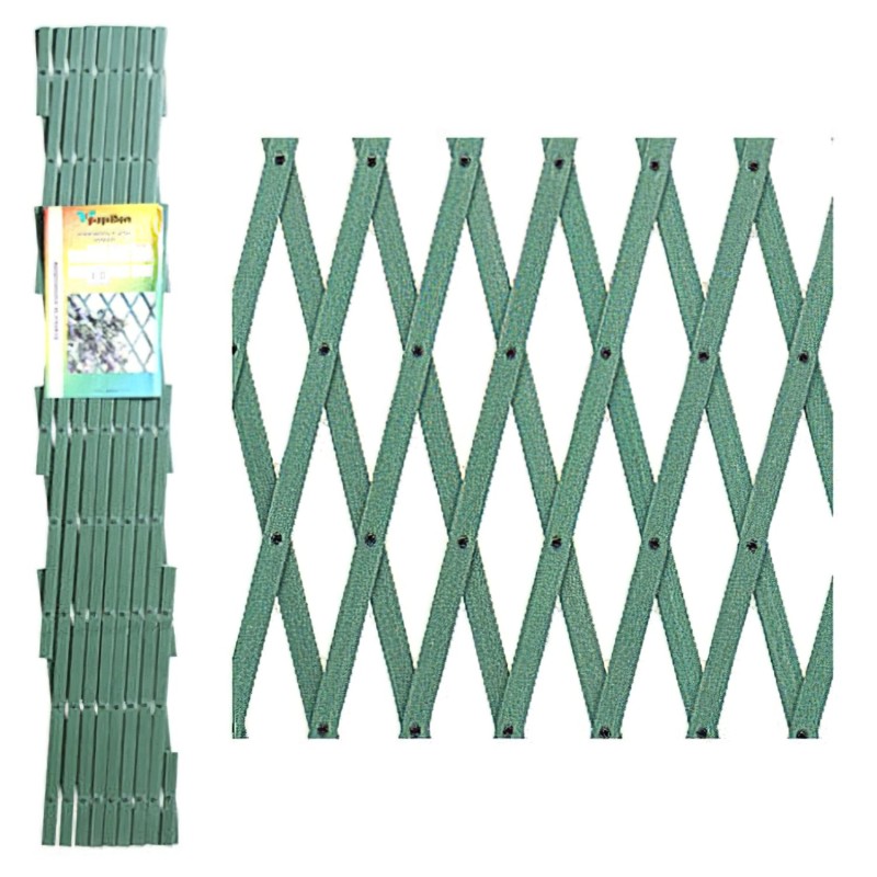 Celosia Pvc Verde Extensible 4x1 metros,