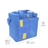 Bolsa Termica Porta Alimentos Nevera 15 Litros Forro Interior PEVA, Con Espuma Aislante, Color Azul al por Mayor | Almacén de Fe