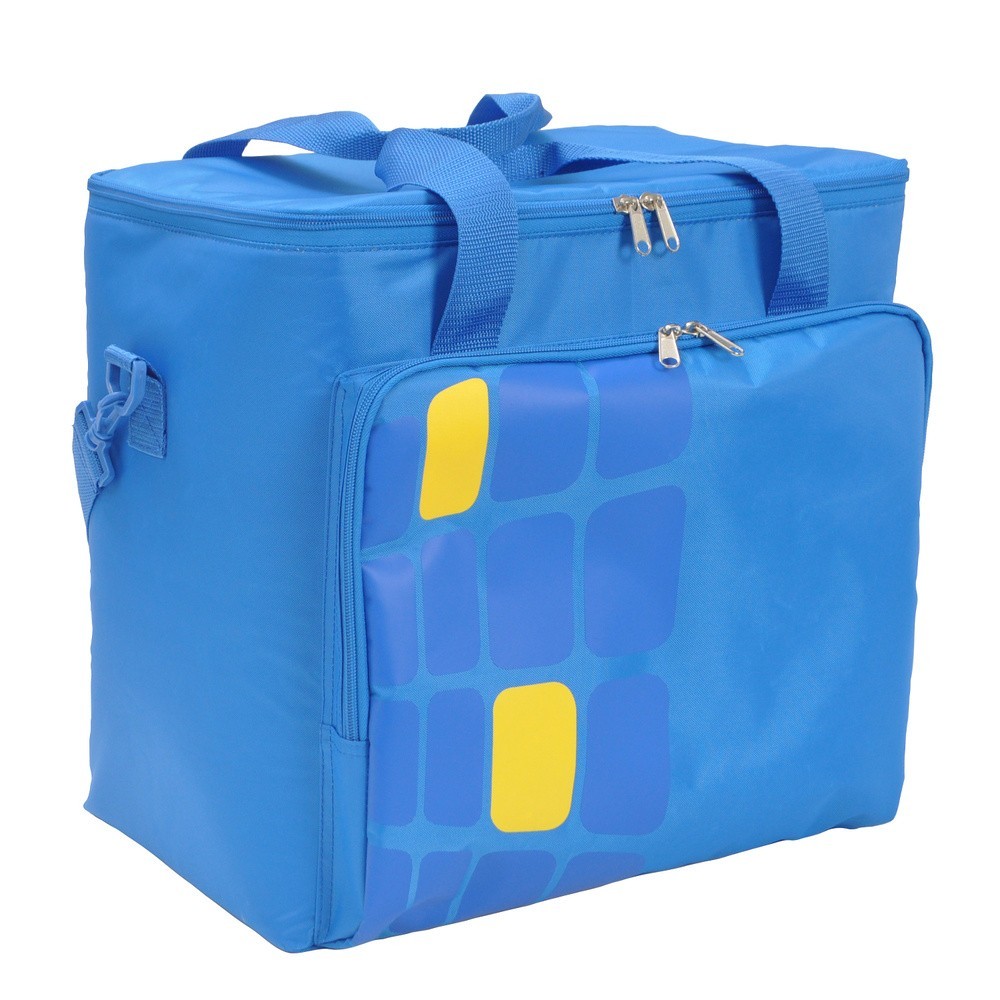 Bolsa / Mochila Termica Porta Alimentos Nevera 15 Litros Forro Interior PEVA, Con Espuma Aislante, Color Azul al por Mayor | Alm