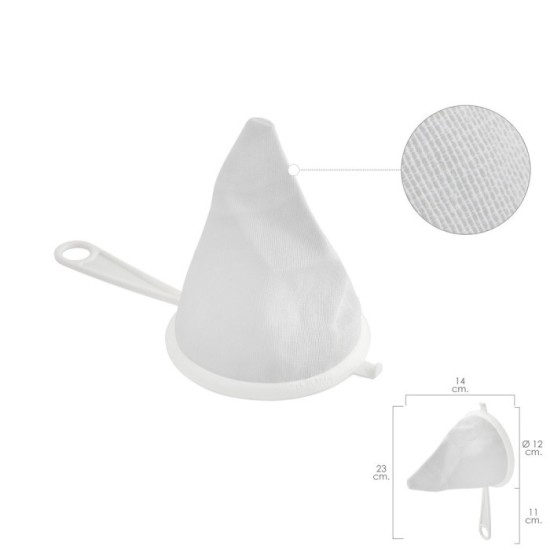 Colador Tela Franela Armazón de Plastico Ø 12 cm, al por Mayor | Almacén de Ferretería