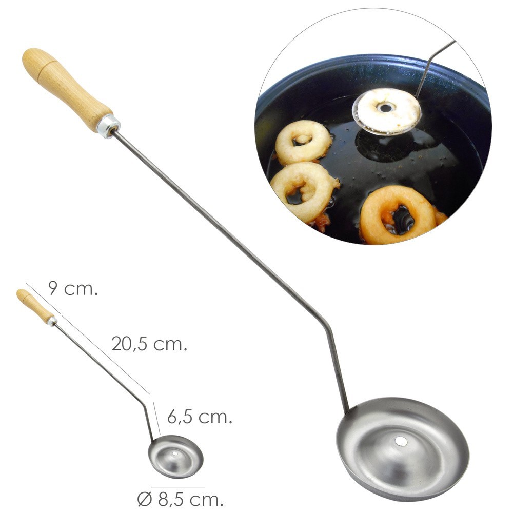 Molde Buñuelera Mango Madera al por Mayor | Almacén de Ferretería