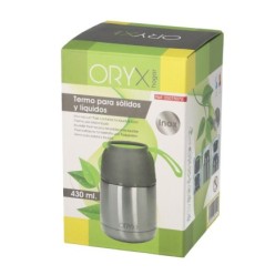 Termo Solidos y Liquidos Acero Inoxidable Antigoteo 430 Ml, 100 % Hermetico, Sin BPA