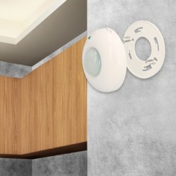 Detector De Movimiento Por Infrarrojos Con Sensor Crepuscular 360°, Ajustable