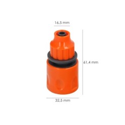 Conector Manguera Tubo Autoenroscable 10x12 mm,