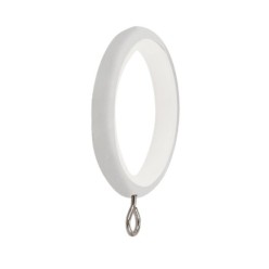 Anilla Zirconio Para Barras Ø 20 mm, Sin Silenciador Acabado Blanco (Blister 10 unidades)