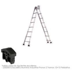 Contera Para Escalera Pronor 2 Tramos Con 10+10 Peldaños ( Perfil 66 mm,)