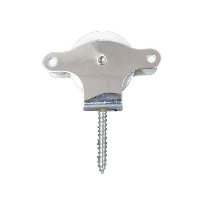 Polea Tendedero Wolfpack Inoxidable 40 mm, / Roldana Metalica Con Tirafondo al por Mayor | Almacén de Ferretería