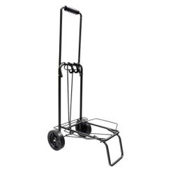 Carretilla Plegable Metalica De Carga - Porta Maletas Con Cuerda Elastica 93,5x33x44 cm, Carro De Transporte 50 Kg,