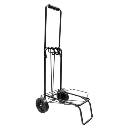 Carretilla Plegable Metalica De Carga - Porta Maletas Con Cuerda Elastica 93,5x33x44 cm, Carro De Transporte 50 Kg,