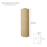 Malla Sombreo Rollo 1,0 x 50 metros, Reduce Radiación, Protección Jardín y Terraza, Regula Temperatura, Color Beige al por Mayor