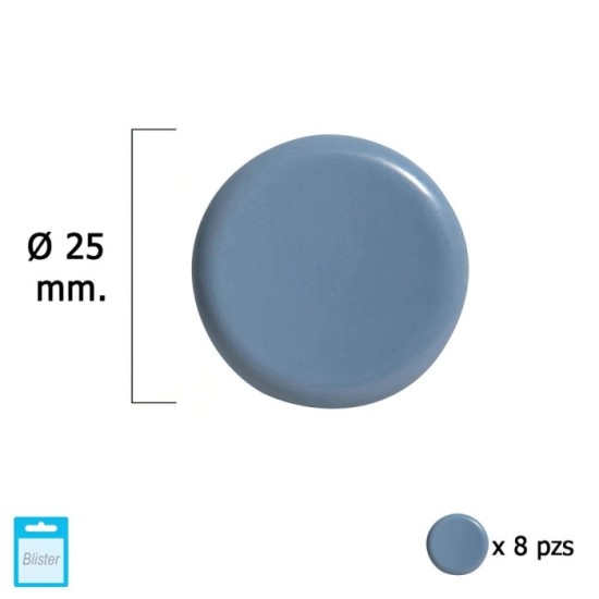 Deslizante Gris Ptfe Ø25 (Blister 8 Unidades) al por Mayor | Almacén de Ferretería