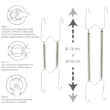 Cuelgaplatos Muelle Para platos de Ø 13 a 18 cm, al por Mayor | Almacén de Ferretería