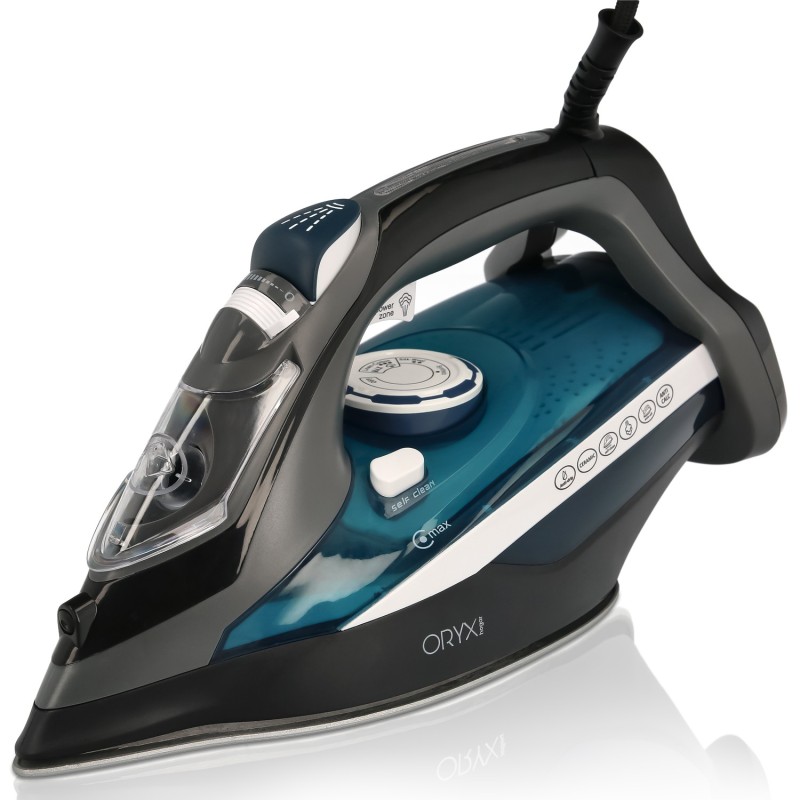 Plancha De Vapor Profesional 2,800 Watt, Vapor Constante y Golpe de Vapor, Suela Ceramica, Vapor Vertical, Sistema Antical,