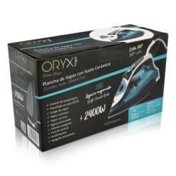 Plancha De Vapor Profesional 2,400 Watt, Vapor Constante y Golpe de Vapor, Suela Ceramica, Vapor Vertical, Sistema Antical,