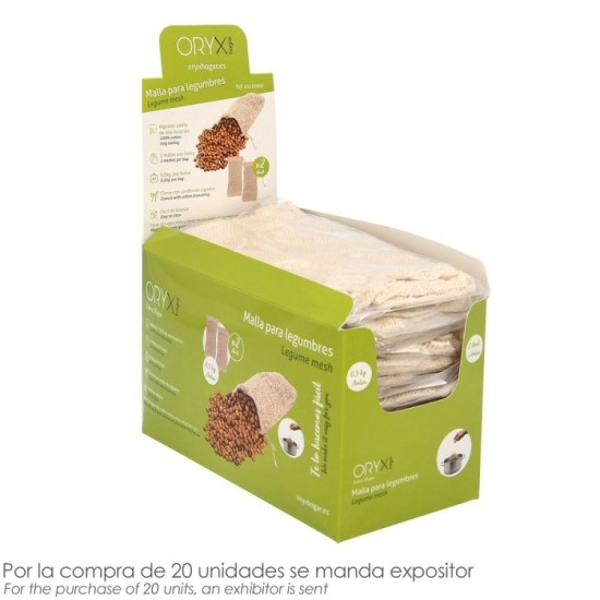 Malla / Bolsa Para Coccion Legumbres Algodon  0,5 Kg Pack De 2 Unidades, Algodon 100% Organico al por Mayor | Almacén de Ferrete