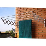 Tendedero Extensible Pared Aluminio 1,00  Metros al por Mayor | Almacén de Ferretería
