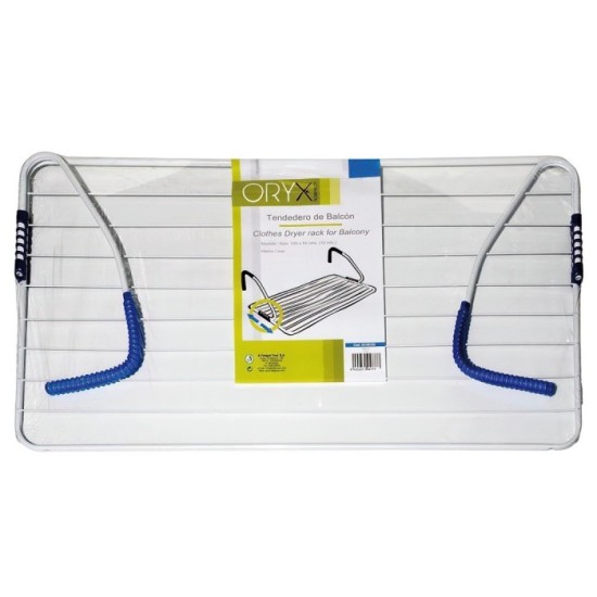 Tendedero Oryx Balcon Acero Blanco 105x55cm al por Mayor | Almacén de Ferretería