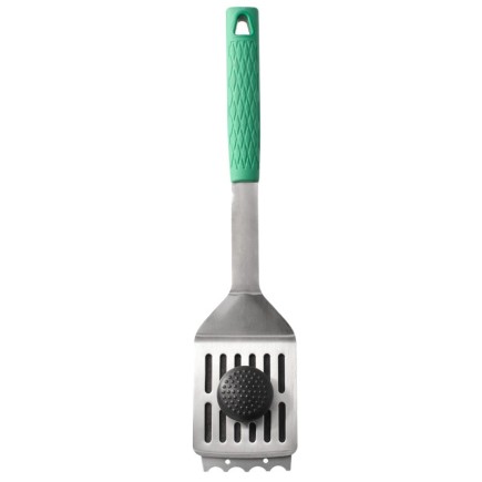 Espatula Con Cepillo Rascador Para Barbacoa 41,5 cm,