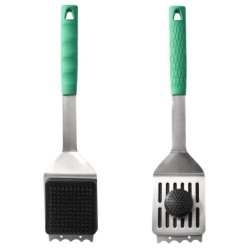 Espatula Con Cepillo Rascador Para Barbacoa 41,5 cm,