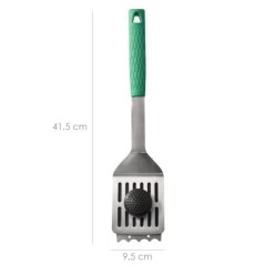 Espatula Con Cepillo Rascador Para Barbacoa 41,5 cm,