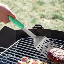 Espatula Con Cepillo Rascador Para Barbacoa 41,5 cm,