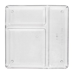 Organizador de Plastico Para Cajones "System Nº1"  23x23x5 cm,