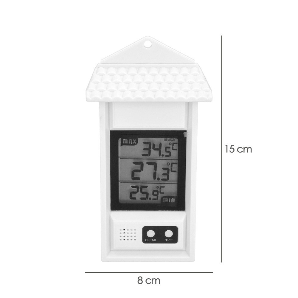 Termometro Digital Interiores / Exteriores Con Indicador De Temperatura Maxima y Minima al por Mayor | Almacén de Ferretería