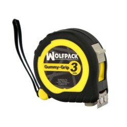 Flexometro Gummy Grip Con Doble Freno Longitud 3 Metros Ancho 16 mm, Magnetico,Metro Medición, Metro Magnetico, Hogar, Bricolaje