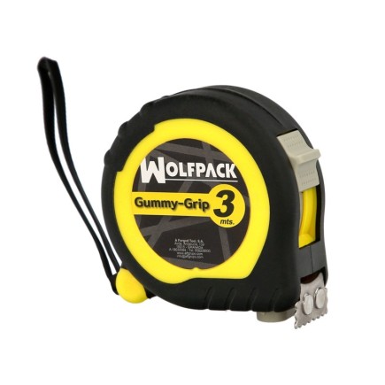 Flexometro Gummy Grip Con Doble Freno Longitud 3 Metros Ancho 16 mm, Magnetico,Metro Medición, Metro Magnetico, Hogar, Bricolaje