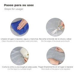 Cinta Para Reparacion Invernaderos 10 cm, x 33 metros, Cinta Adhesiva Reparacion Alta Resistencia